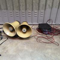 MEGAFONO DOPPIO PER AUTO VINTAGE A 123€