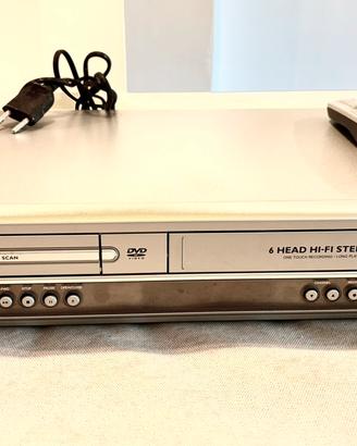 Combo Lettore DVD e Videoregistratore VHS Philips