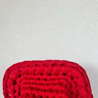 Clutch bag di colore rosso