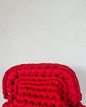 Clutch bag di colore rosso