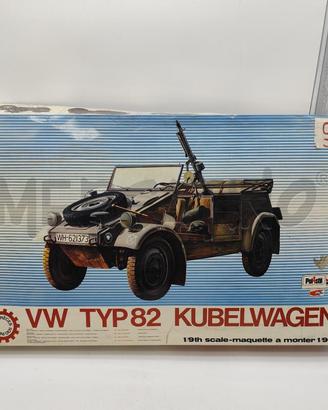 W TYP 82 KUBELWAGEN POLISTIL ESCI 1/9 MODELLINO