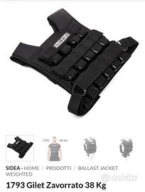 Giubbotto zavorrato idea 38kg