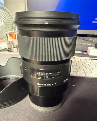 Sigma Art 50mm f 1.4 DG per Sony fe