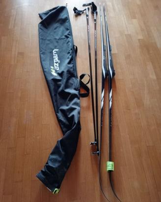 ski fondo Fischer Fiber/Fibre Crown bastoncini 
