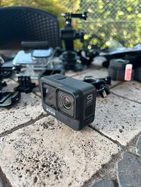 GoPro Hero 9 Black + Lente fisheye + accessori