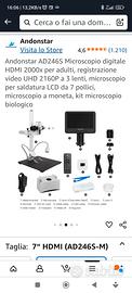 Microscopio elettronico semi professionale