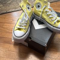 scarpe converse all star gialle n.38 nuove