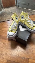scarpe converse all star gialle n.38 nuove