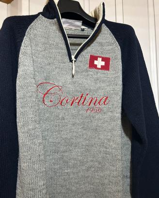 maglia lana nortons cortina 1956 vintage montagna
