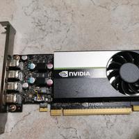 Scheda video Nvidia T1000 da 4Gb GDDR6 VRAM 