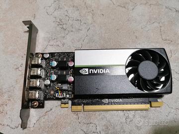 Scheda video Nvidia T1000 da 4Gb GDDR6 VRAM 