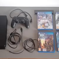 PS4 slim con 6 giochi