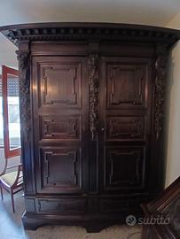 armadio e mobile con ribaltina