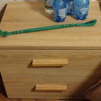 2 comodini rovere per camera da letto 