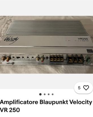 sub woofer e amplificatore blaupunkt  