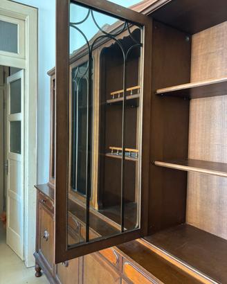 Credenza legno scuro anni 70