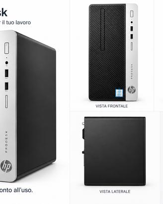 HP ProDesk 400 G4 – SSD 240 GB + HDD 1 TB