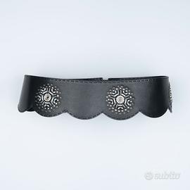 Cintura Ermanno Scervino 100% Pelle Nera