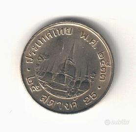 2 Monete Thailandia 25 e 50 Satang