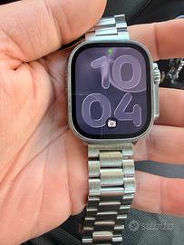 Apple Watch ultra bracciale in acciaio