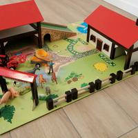 Eichhorn Fattoria in Legno 38 pezzi + puzzle 8pz p
