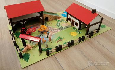 Eichhorn Fattoria in Legno 38 pezzi + puzzle 8pz p