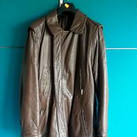 Giacca uomo in pelle marrone, Madrin Italy