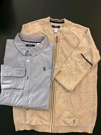 Camicia più cardigan 10 anni