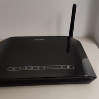 Router Wireless G ADSL 2+ con 4 Porte 10/100 DSL-2