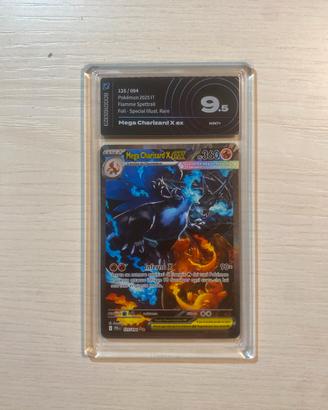 Mega Charizard x ex 9.5 AiGrading