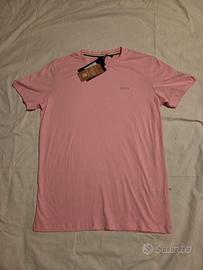 Maglietta T-Shirt Uomo HUGO BOSS Rosa Taglia S Nuo
