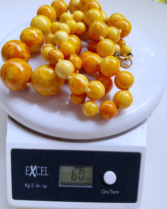 Collana Ambra Baltica Butterscotch