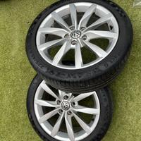 4 cerchi in lega originali Volkswagen golf 7