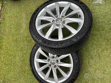 4 cerchi in lega originali Volkswagen golf 7