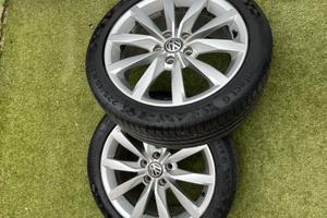 4 cerchi in lega originali Volkswagen golf 7