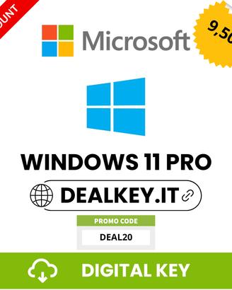 Key per windows 11 Home o Pro