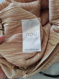 NOU tuta pantalone color oro 