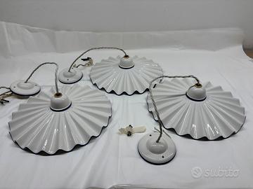 Lampadari in porcellana laccata