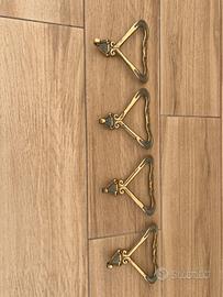 Appendiabiti in ottone anni 50