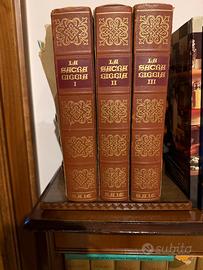 La Sacra Bibbia SAIE 3 volumi custodie originali