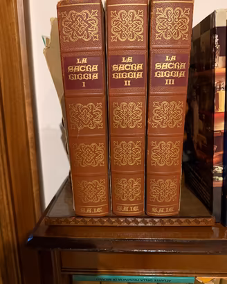 La Sacra Bibbia SAIE 3 volumi custodie originali