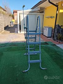 scala per piscina Bestway max 1,22 con doccino 