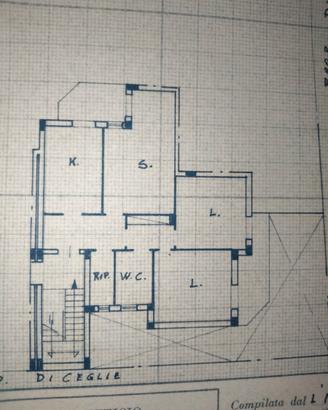 Appartamento di 4 vani + due bagni