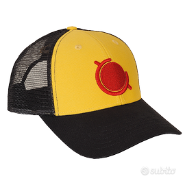 Cappellino Trucker Nero Giallo Rosso - City Owner