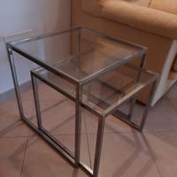 set 2 tavolini impilabili