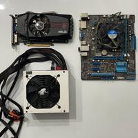 Scheda madre 8GB + i5 3570 + GTX 550 Ti + Ali 650W