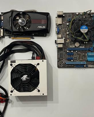 Scheda madre 8GB + i5 3570 + GTX 550 Ti + Ali 650W