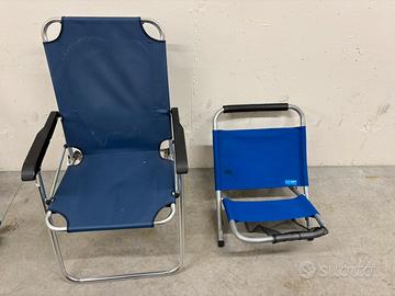 Sedie pieghevoli da giardino