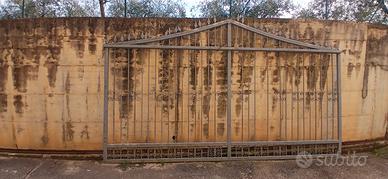 cancello in ferro zincato 