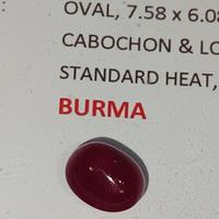 Rubino Birmano Rosso Sangue di Piccione GFCO